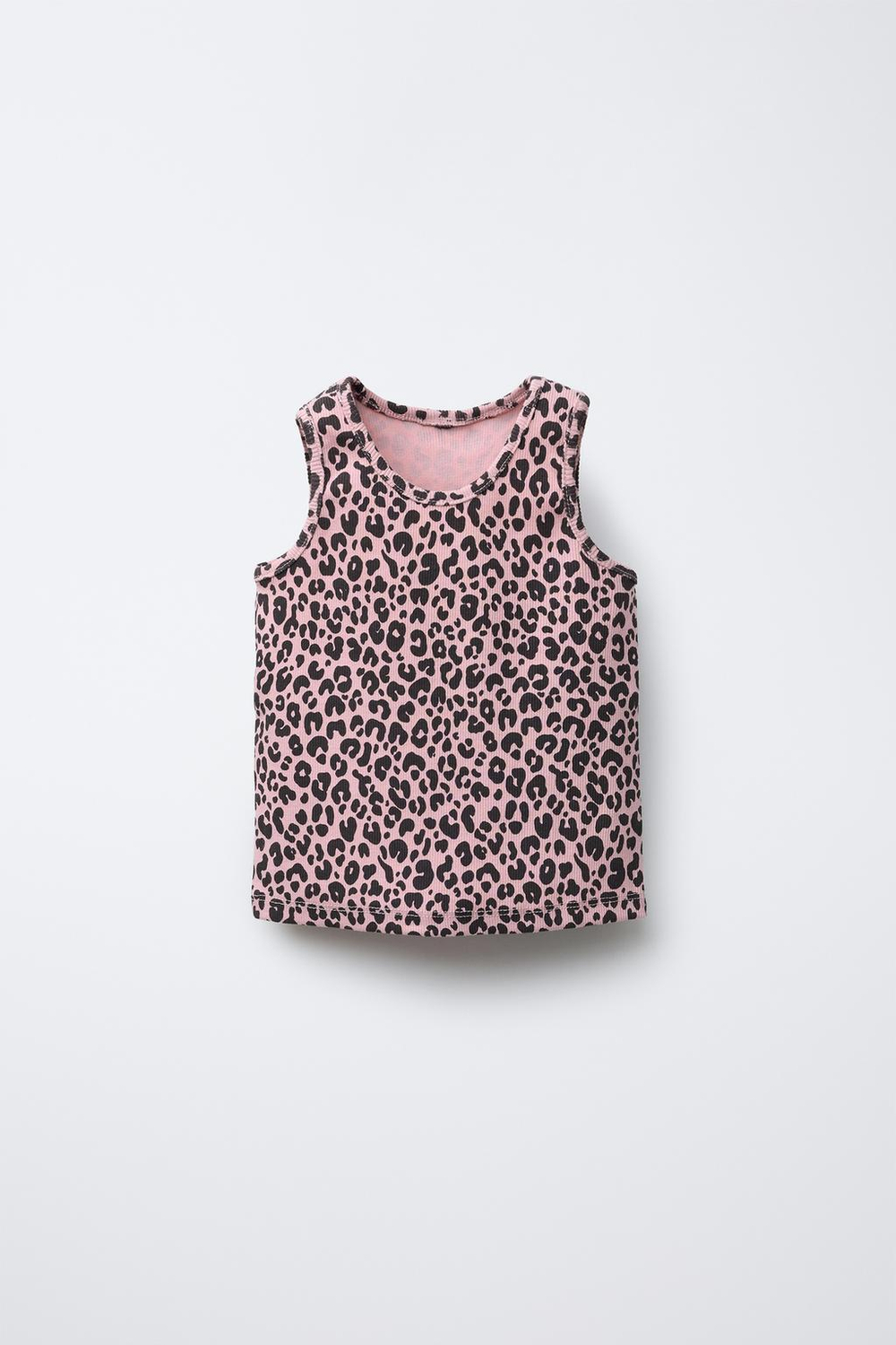 ZARA МАЙКА В РУБЧИК С ПРИНТОМ, ЦВЕТ РОЗОВОГО МЕЛА