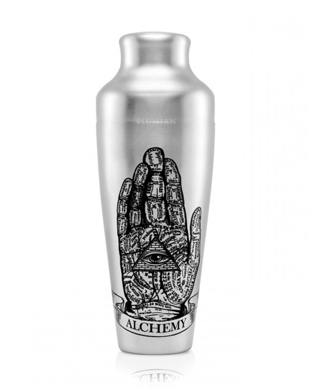 Шейкер Lumian Chrono Alchemy, 550 мл, серебро с гравировкой