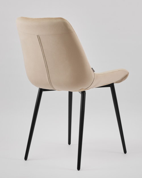 Стул MyFar Феникс бежевый велюр MF1002-1