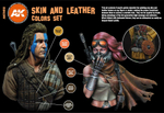 Набор акриловых красок AK Interactive Skin and Leather colors Set
