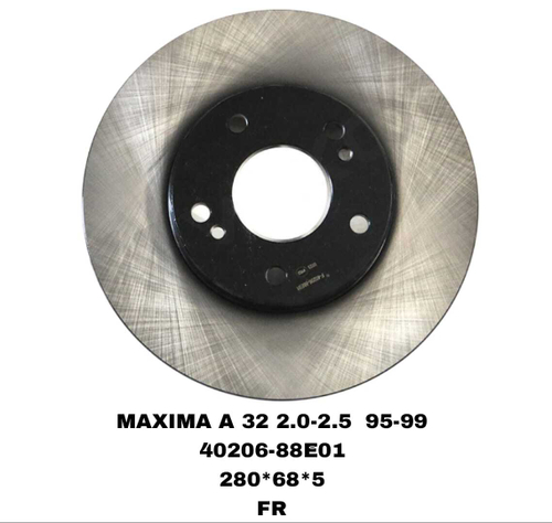 ТОРМОЗНЫЕ ДИСКИ MAXIMA J30,A32 2.0L,2.5L 1988-1999 , J30 88-94