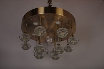 Люстра потолочная MANNE PL.7442-12+5(BR) d60