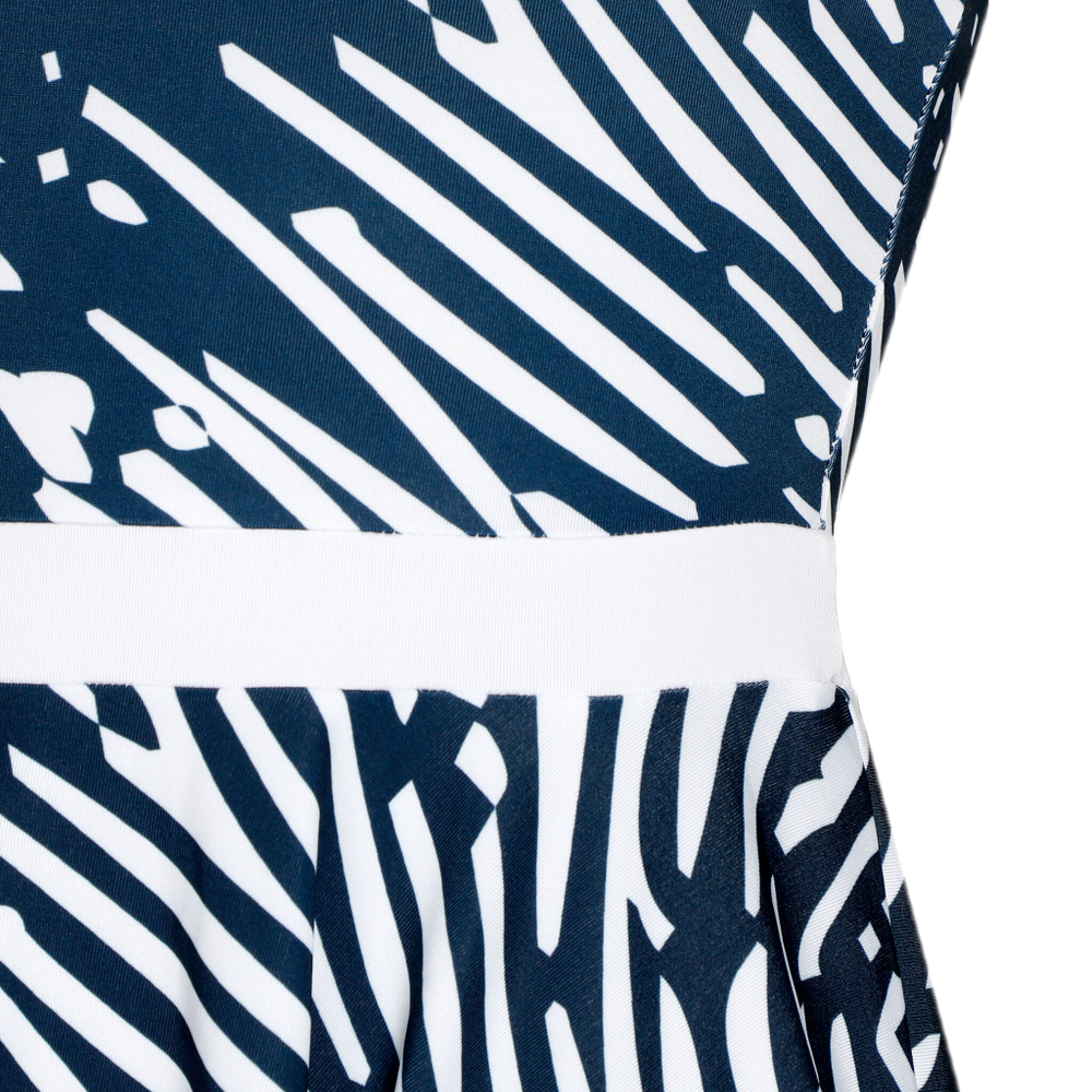 Женская теннисное платье BIDI BADU Fingerprint 2in1 Dress Women - Dark Blue, White