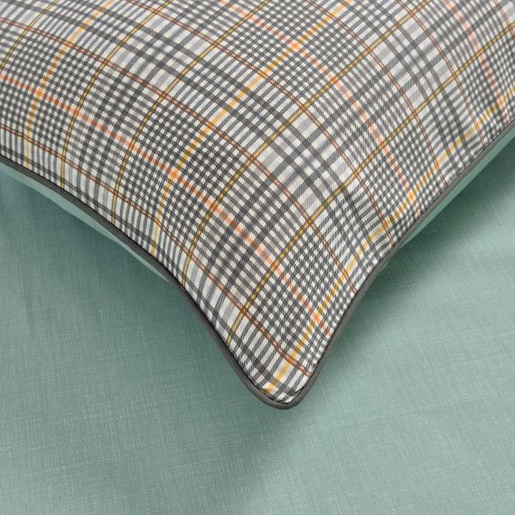 Лавр (зеленый) КПБ сатин 7Е