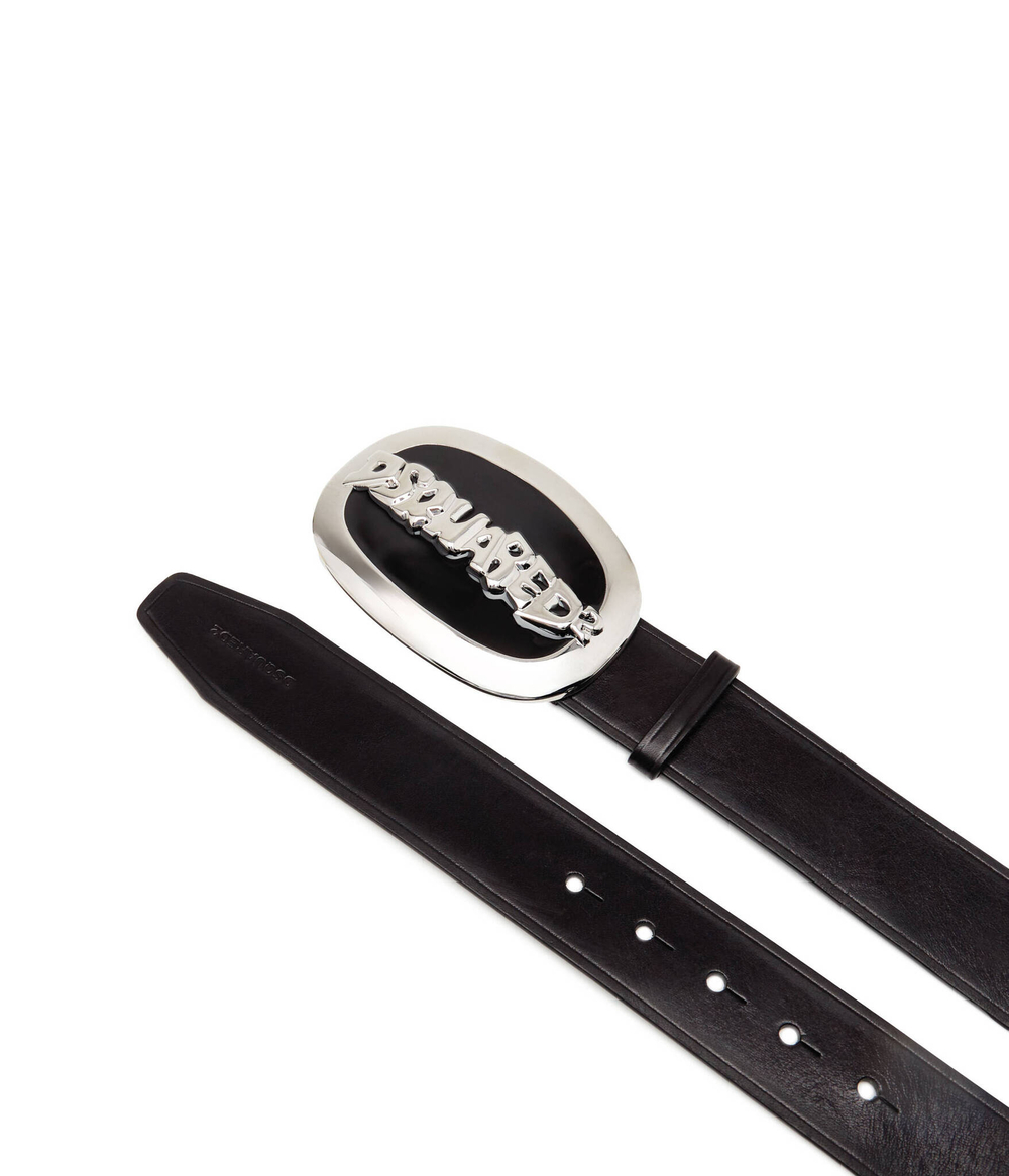 Кожаный ремень Dsquared2 - черный(BEM0293 12900001)