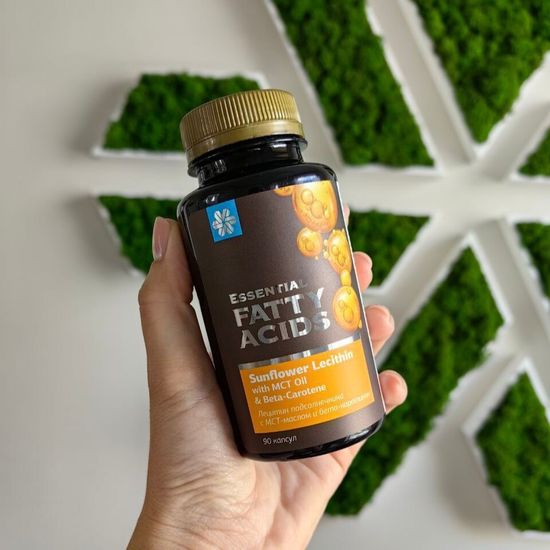 Лецитин подсолнечника с МСТ-маслом и бета-каротином Essential Fatty Acids