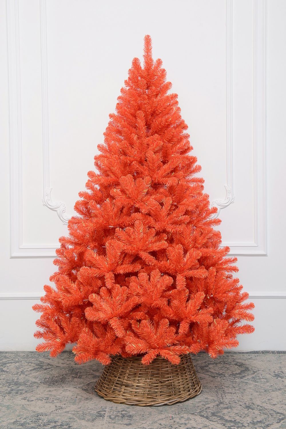 елка цветная оранжевая "Солнечная"