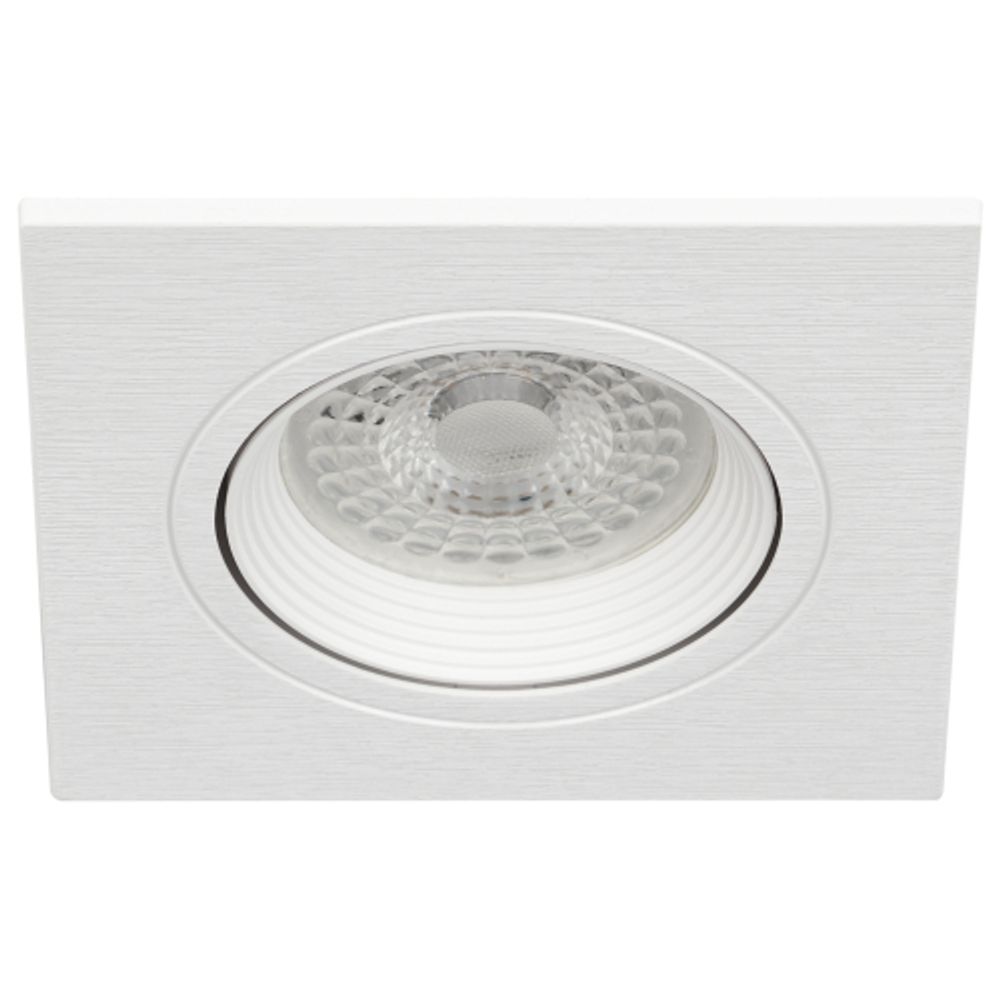 Встраиваемый светильник декоративный ЭРА KL92-1 WH MR16/GU5.3 белый, пластиковый | Декоративные встраиваемые светильники