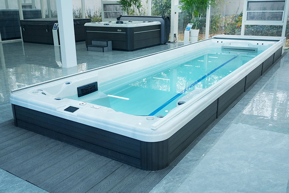 Плавательный спа-бассейн с противотоком