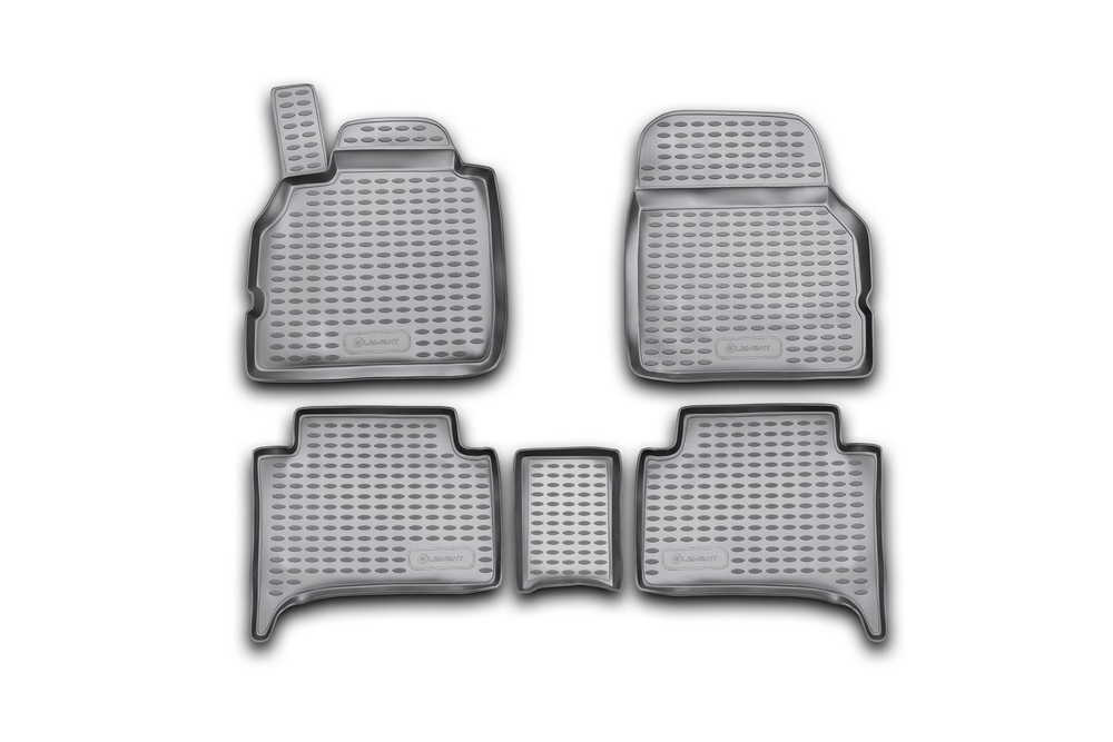 Коврики в салон для RENAULT Scenic (II, IIp) 2003-2009, 5 шт. (полиуретан) NLC.41.09.210