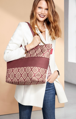 Сумка shopper e1 diamonds rouge