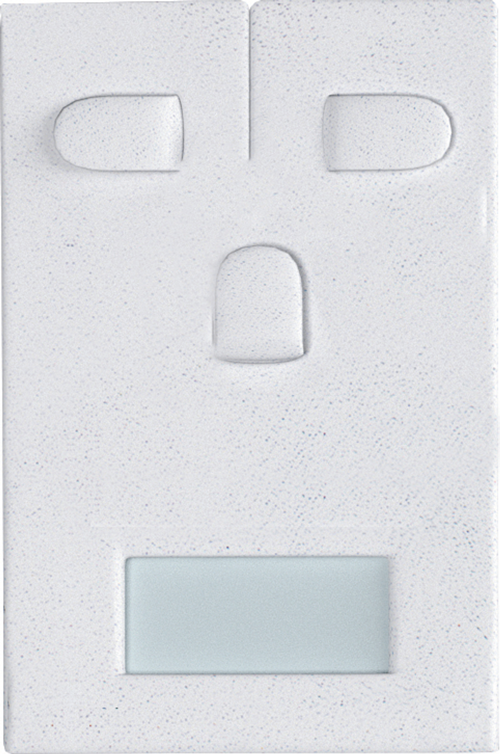 Вкладыш 05/наклонный/для гарнитура/3 язычка/окошко для бирки/прорезь для нитки