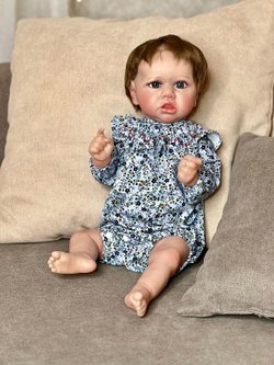 Кукла Реборн виниловая 55см в пакете (FA-535)