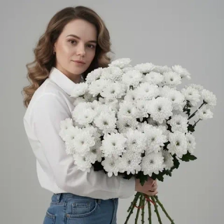 Хризантема кустовая