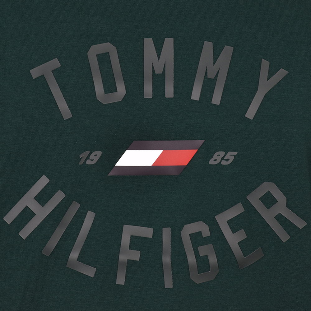 Мужская теннисная футболка Tommy Varsity Graphic Short Sleeve Tee - hunter