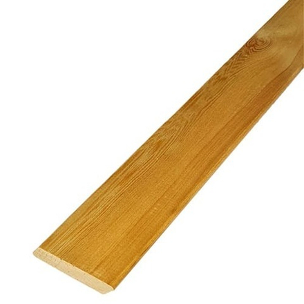 Скошенный планкен из лиственницы 20х90х4000 мм сорт B