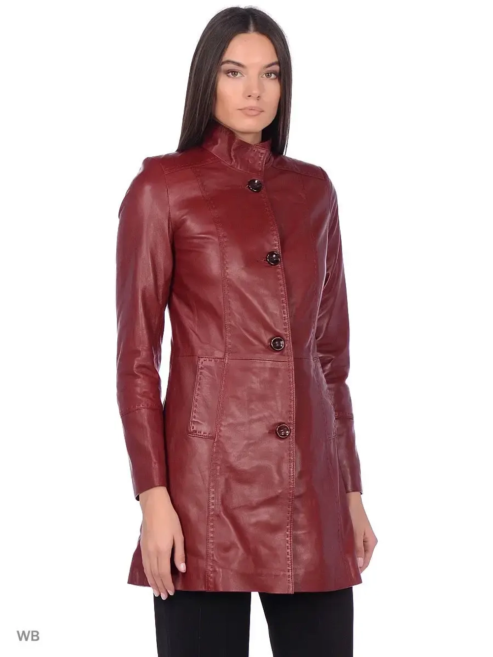 Женский кожаный плащ/натуральная кожа/Турция