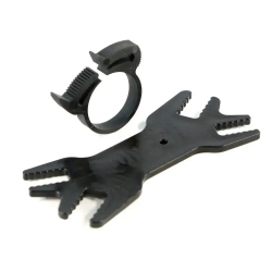 Хомут силовой 22-26 мм "Clip-Track" (комплект 10 шт+ключ)