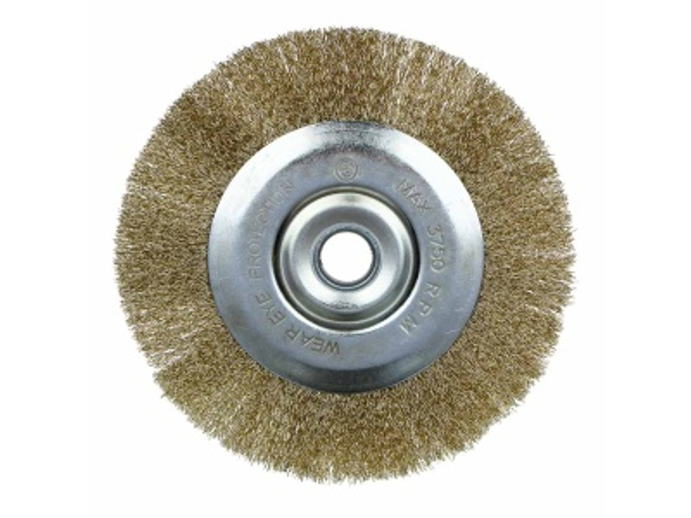 Щетка металл. РОКОТ для УШМ 200мм/22мм плоская (48шт/кор)  Х