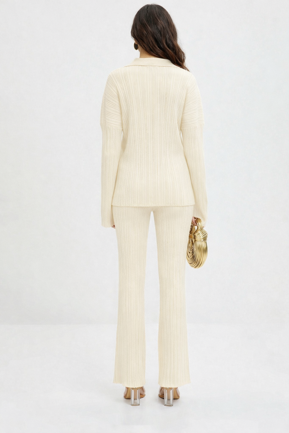 Брюки в рубчик