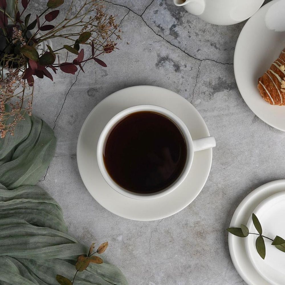 Чайная пара 290 мл белая d 9,6 см h6,2 см фарфор P.L. Proff Cuisine [4]