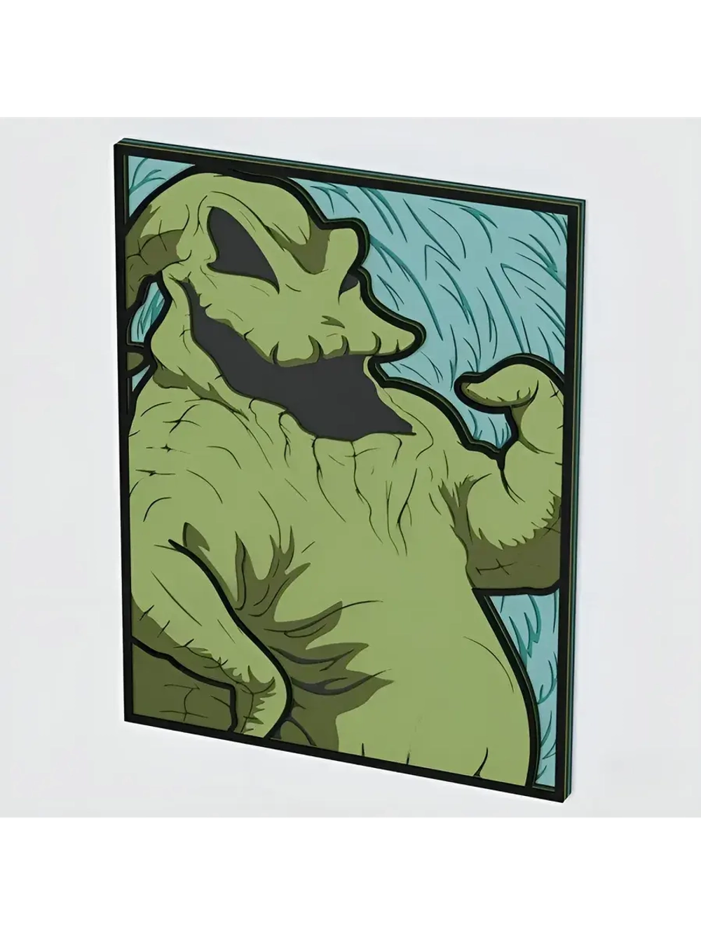 3D Картина по номерам из дерева Угги Бугги, 23x30 см