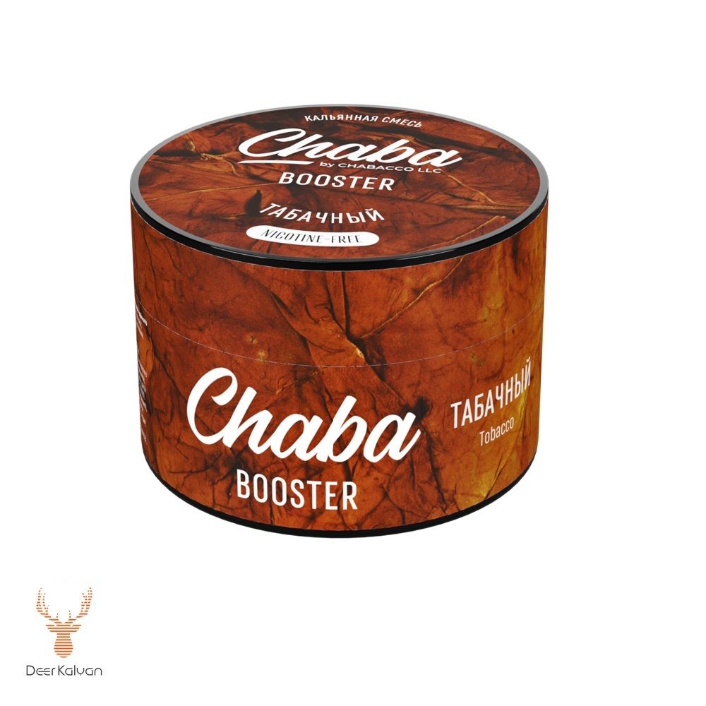 М Chaba &quot;Booster&quot; (Табачный) Nicotine Free 50 гр.