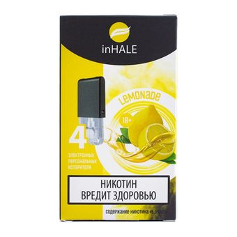 Картридж INHALE 2% HARD (упаковка - 4 шт) Лимонад - Lemonade
