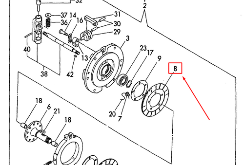 122310-83300 DISC FRICTION