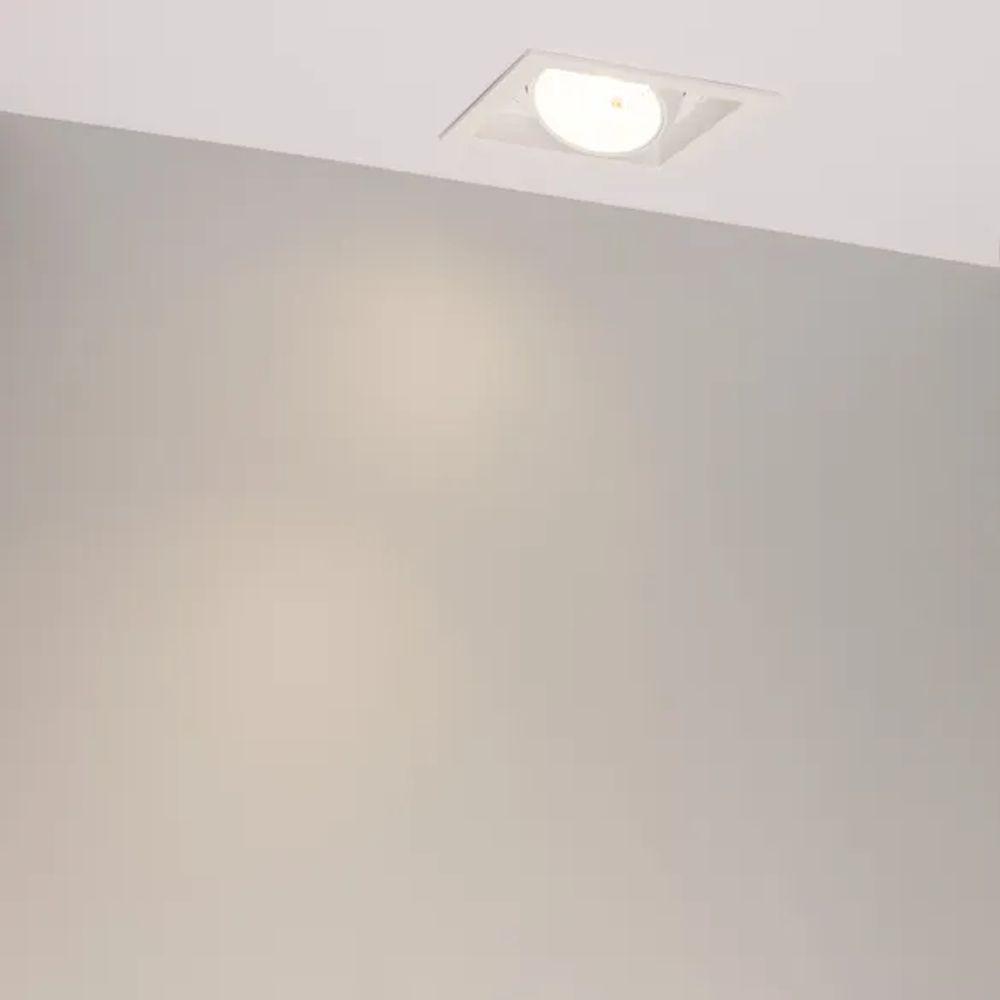 Светильник MS-VORTEX-BUILT-S140x140-30W Warm3000 (WH-WH, 17 deg, 230V) (Arlight, IP20 Металл, 5 лет) 057920