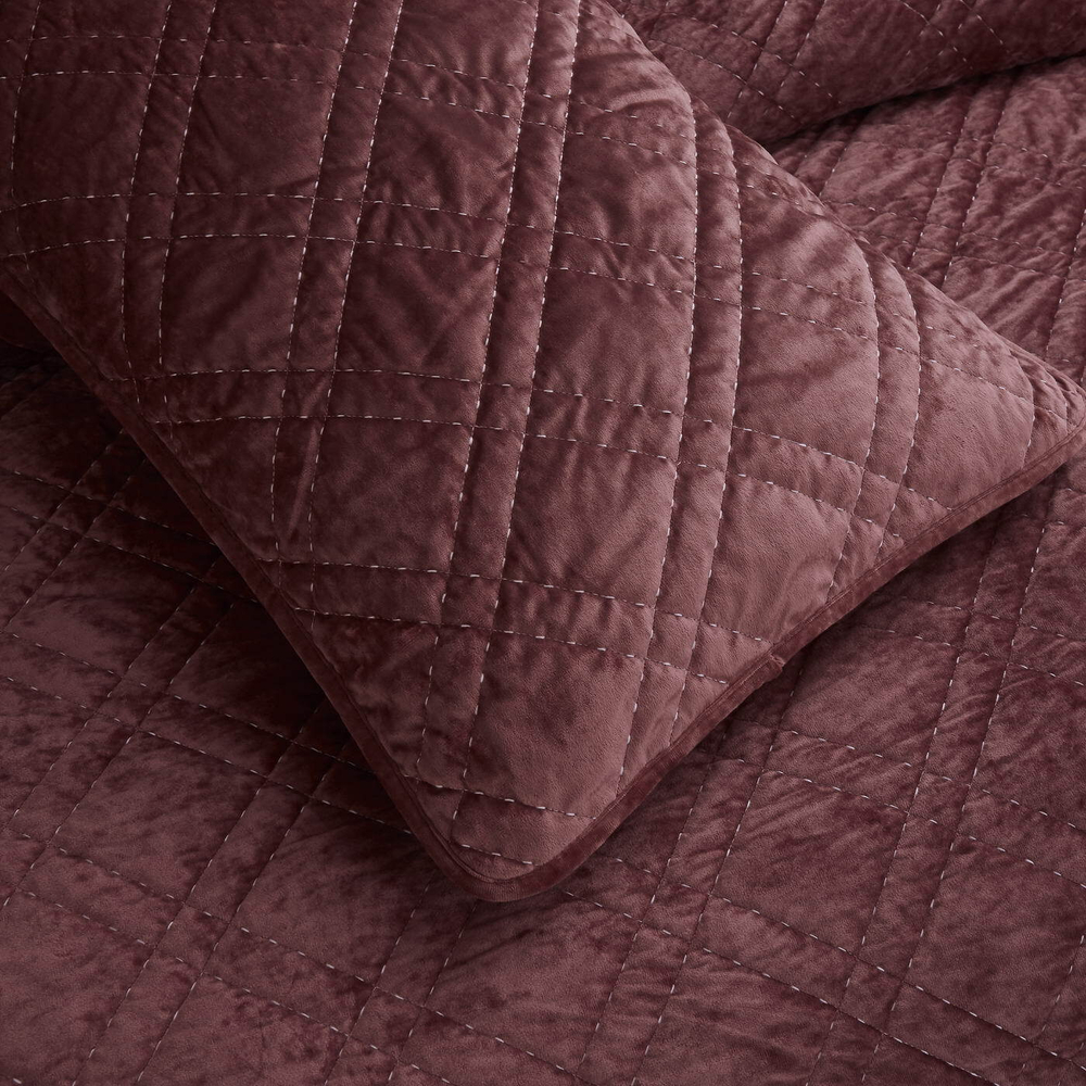 Покрывало 240х260 и 2 наволочки 50х70 Sofi De MarkO Селена Терракот