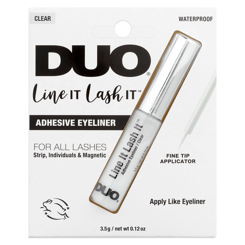 DUO, Адгезивная подводка для всех ресниц, водостойкая, прозрачная, 3,5 г (0,12 унции)