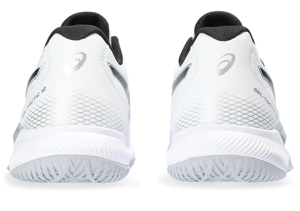 Мужские кроссовки для бадминтона/сквоша Asics Gel-Tactic 12 - white/black