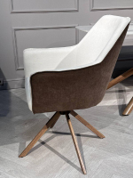 Стул обеденный Ist Casa Хьюго, бежевый, коричневый