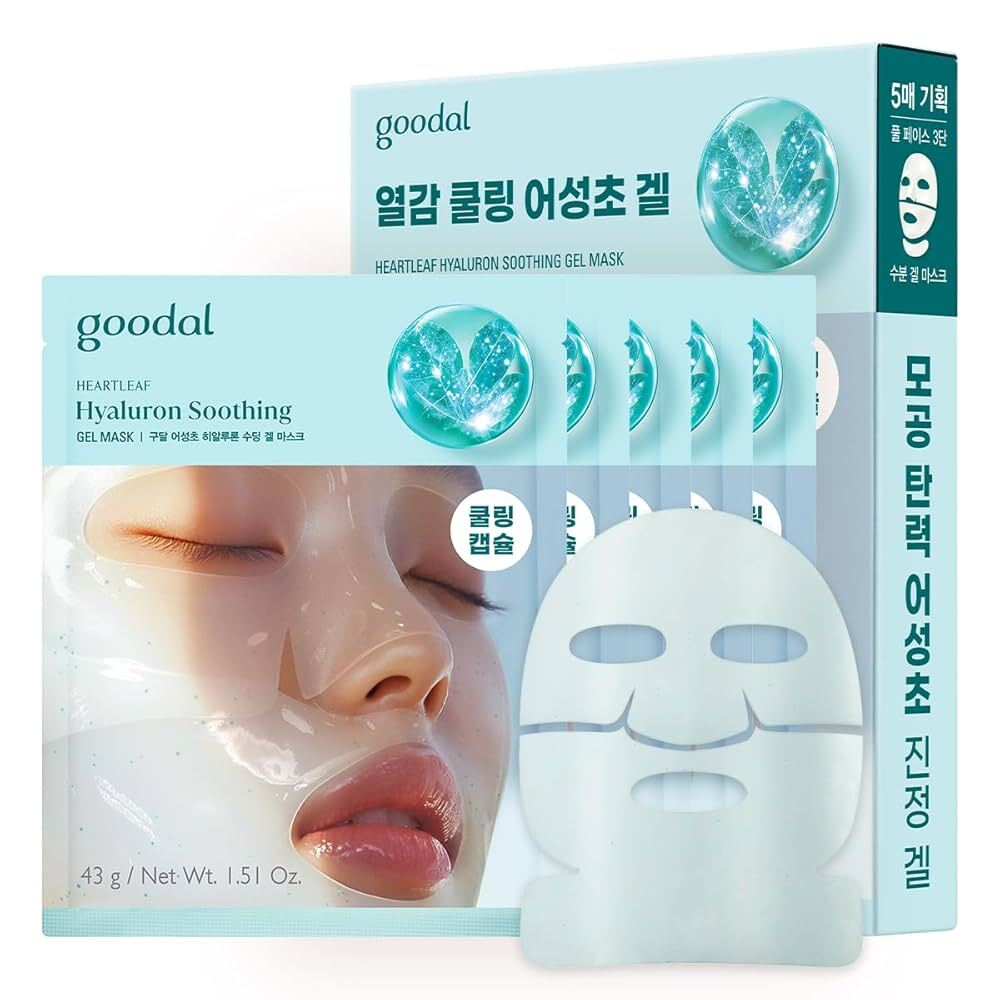Goodal Heartleaf Hyaluron Soothing Gel Mask 1шт
