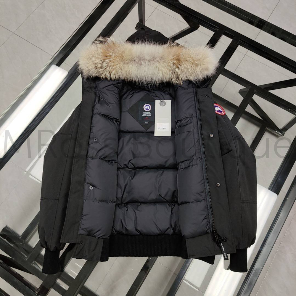 Женская черная парка Canada Goose Chilliwack премиум класса