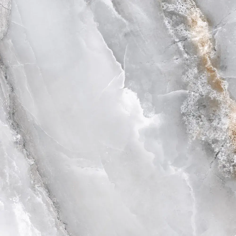 Керамогранит Alma Ceramica GFU57ORD07L Orlando 57x57 серый лаппатированный под оникс