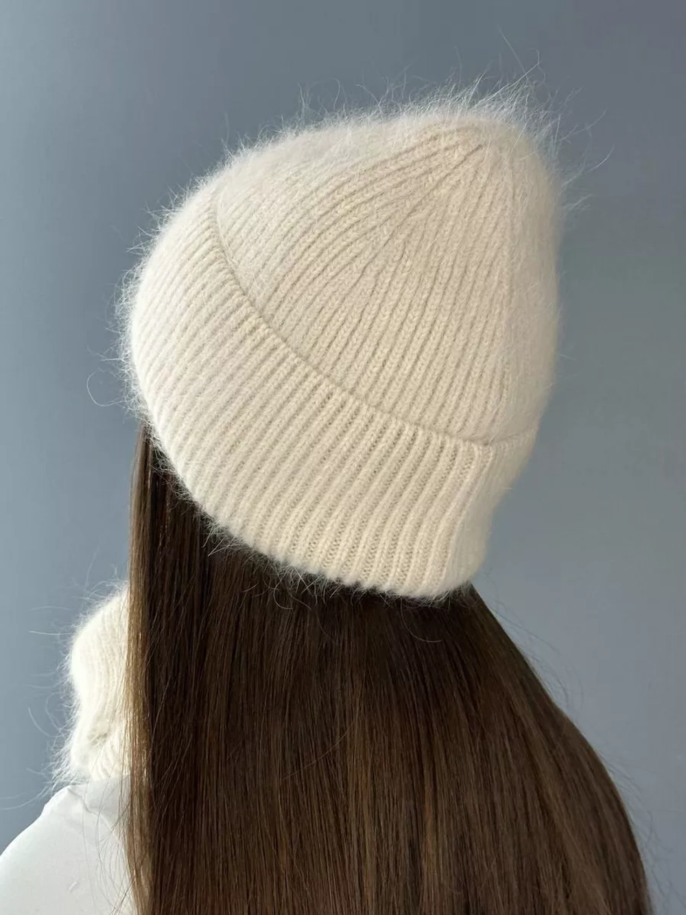 шапка снуд и варежки набор 3 в 1