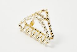 Benten Заколка-краб треугольный (жемчужный)