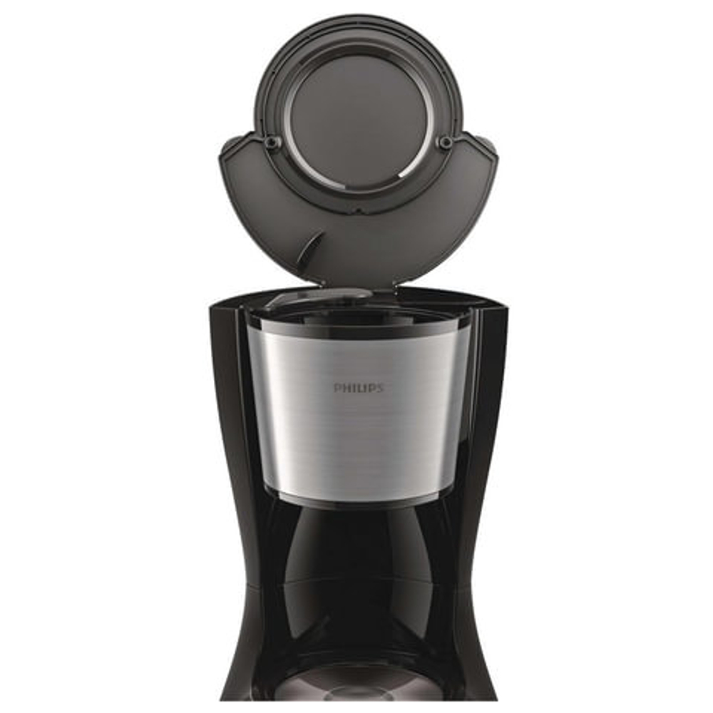 Кофеварка капельная PHILIPS HD7457/20, 1,2 л, 1000 Вт, подогрев, серебристо-черная