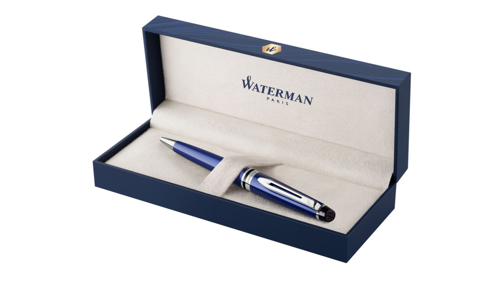 Шариковая ручка Waterman Expert 3, цвет: Blue CT, цвет чернил: синий М