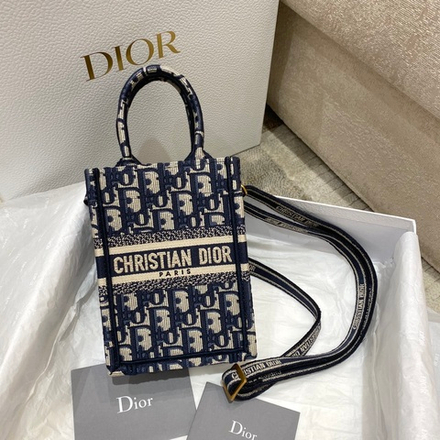 Christian Dior Mini Book Tote Phone Bag