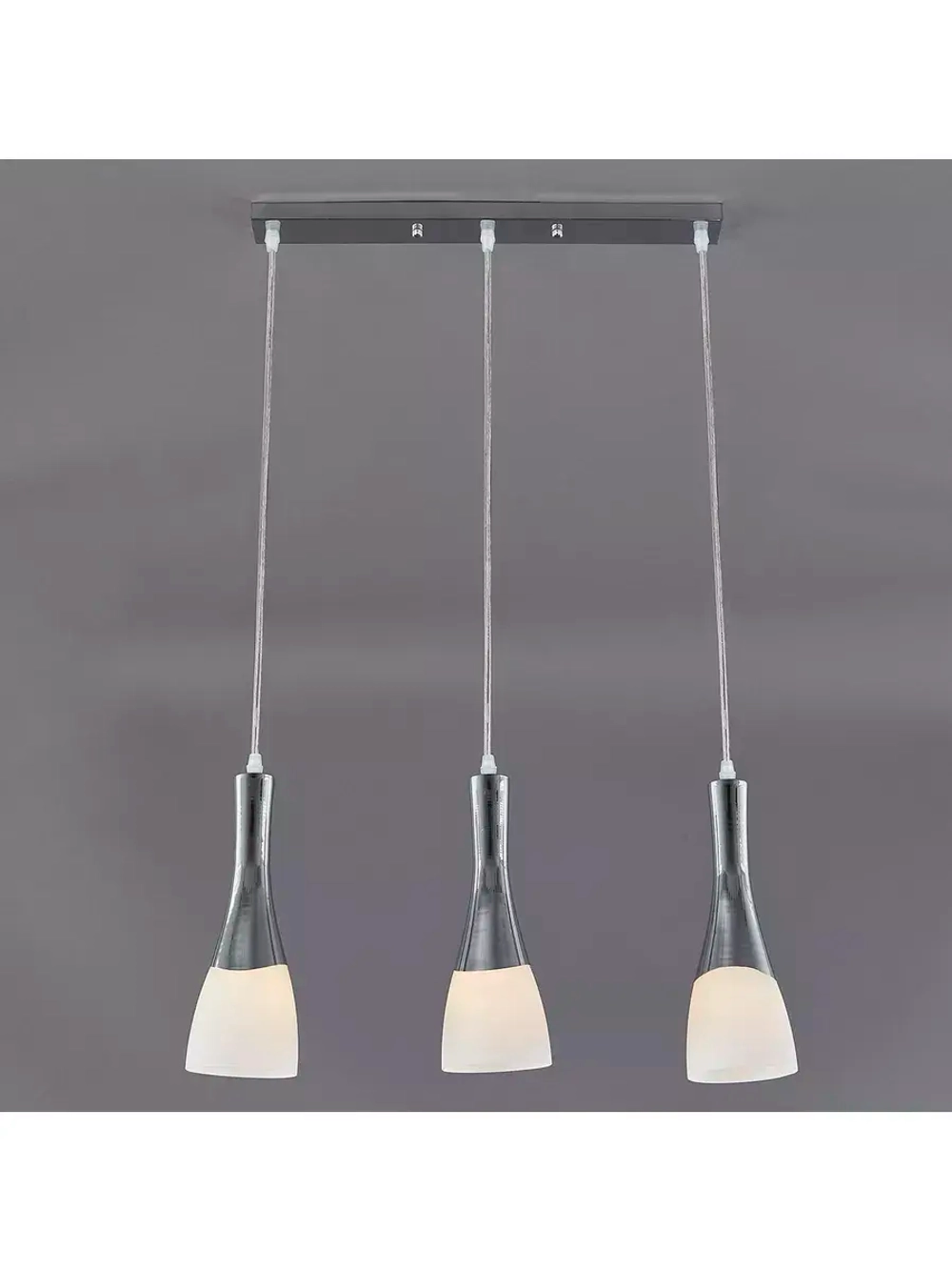 Люстра подвесная 3* E27*60W Chrome,White