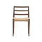 Analy Стул из массива дуба с отделкой орех и сиденьем из 100% веревки