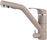 16026-B Смеситель (СВЕТ.-БЕЖ.) с фильтром "GANZER" (10/1шт)