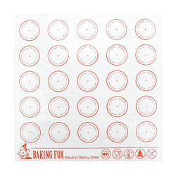 Коврик для Макаронс силиконовый усиленный, со стекловолокном, 27,5*27,5см