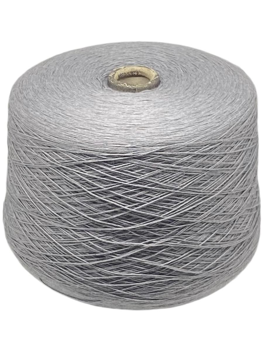 Пряжа для вязания на бобине (Италия) 80% хлопок 10% шелк 10% кашемир 100г-500м 390г