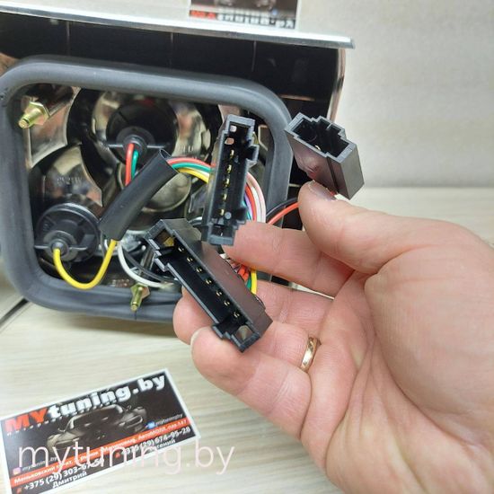 Задние фонари chrome для VW T4