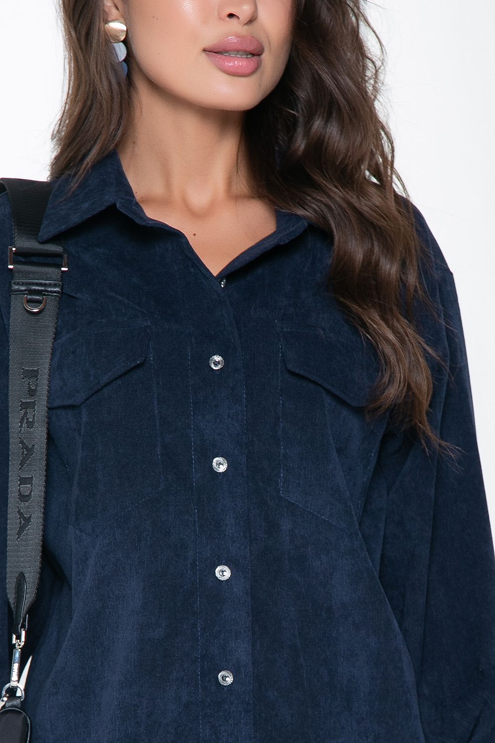 Рубашка "На пульсе моды" (сапфир) Б2670-ТА- (Акция)