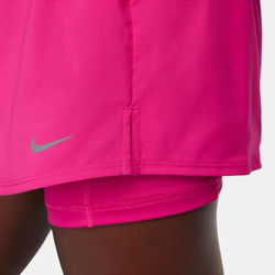 Женские Шорты теннисные Nike Dri-Fit One 2-in-1 Shorts - fireberry/reflective silver